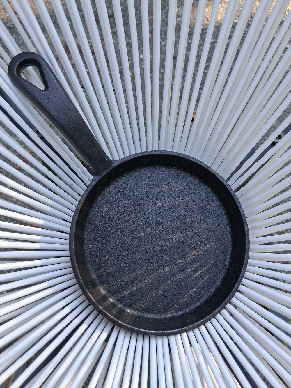 Cast Iron Skillet Mini 5" Small Frying Pan Griddle Pan